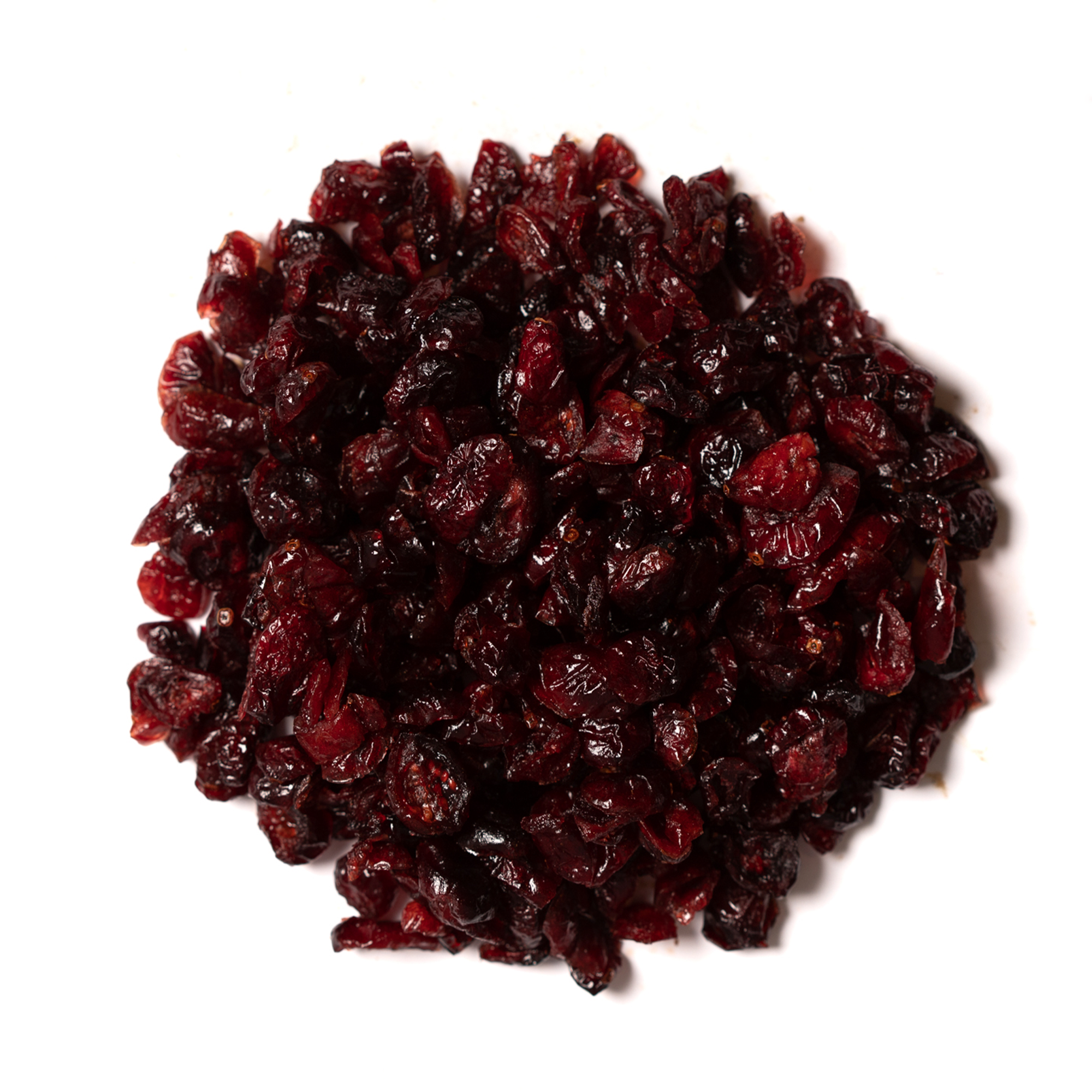 Sliced cranberries