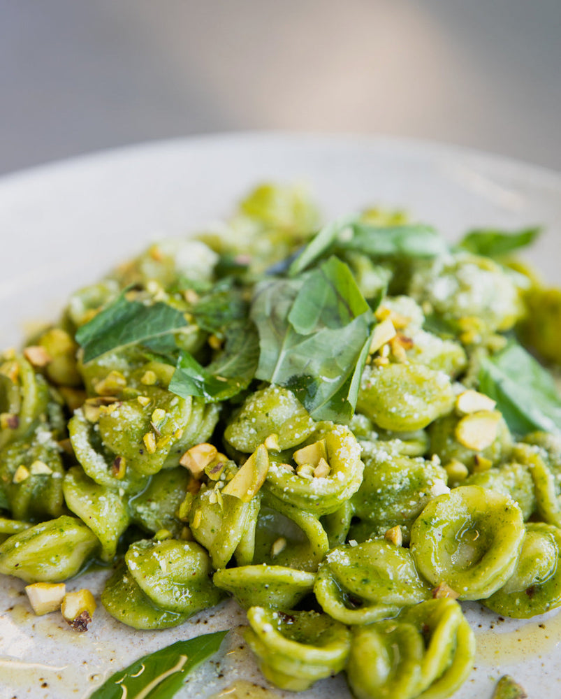 Pistachio & mint basil pesto (by chef Ricardo Lo Schiavo)