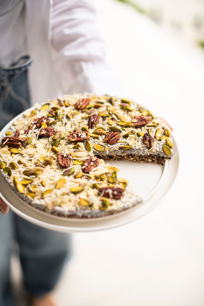 Tarte Crue au chia style "Messy Top"
