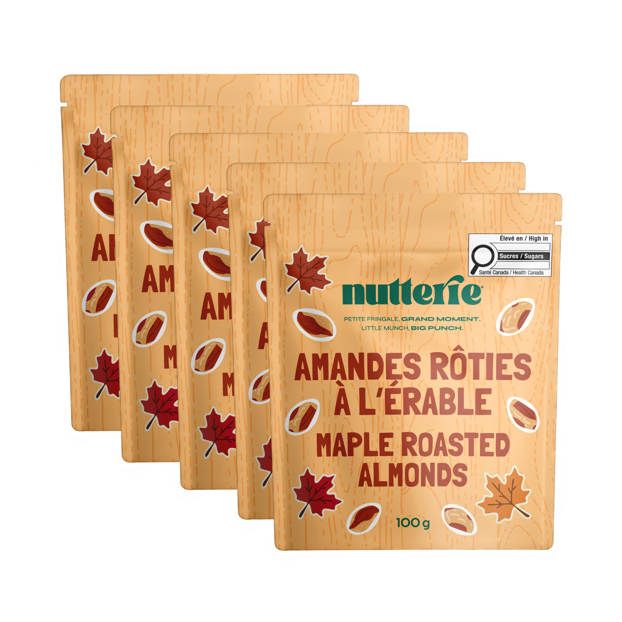 Maple Roasted Almonds (100g) X 5