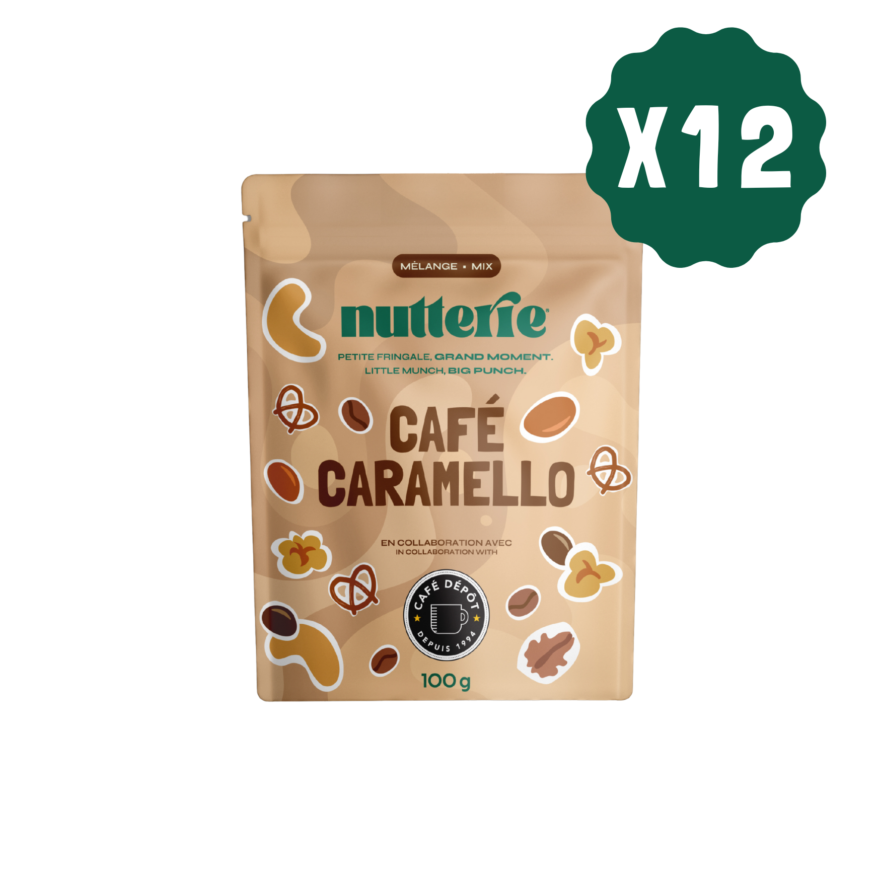 Café Caramello Mix (100g) - CASE of 12