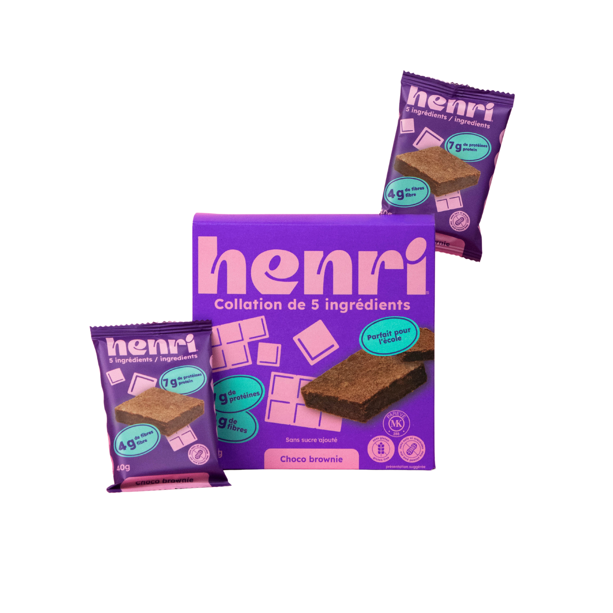 Barres Choco Brownie (Boîte de 5)