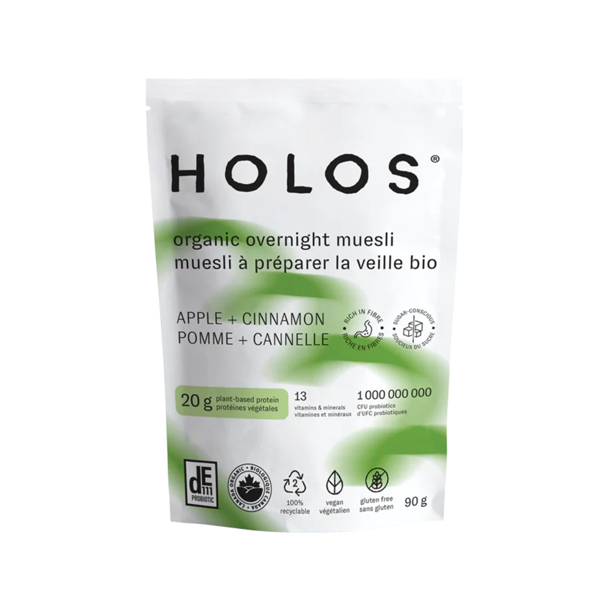 Muesli à préparer la veille bio à la Pomme & Cannelle