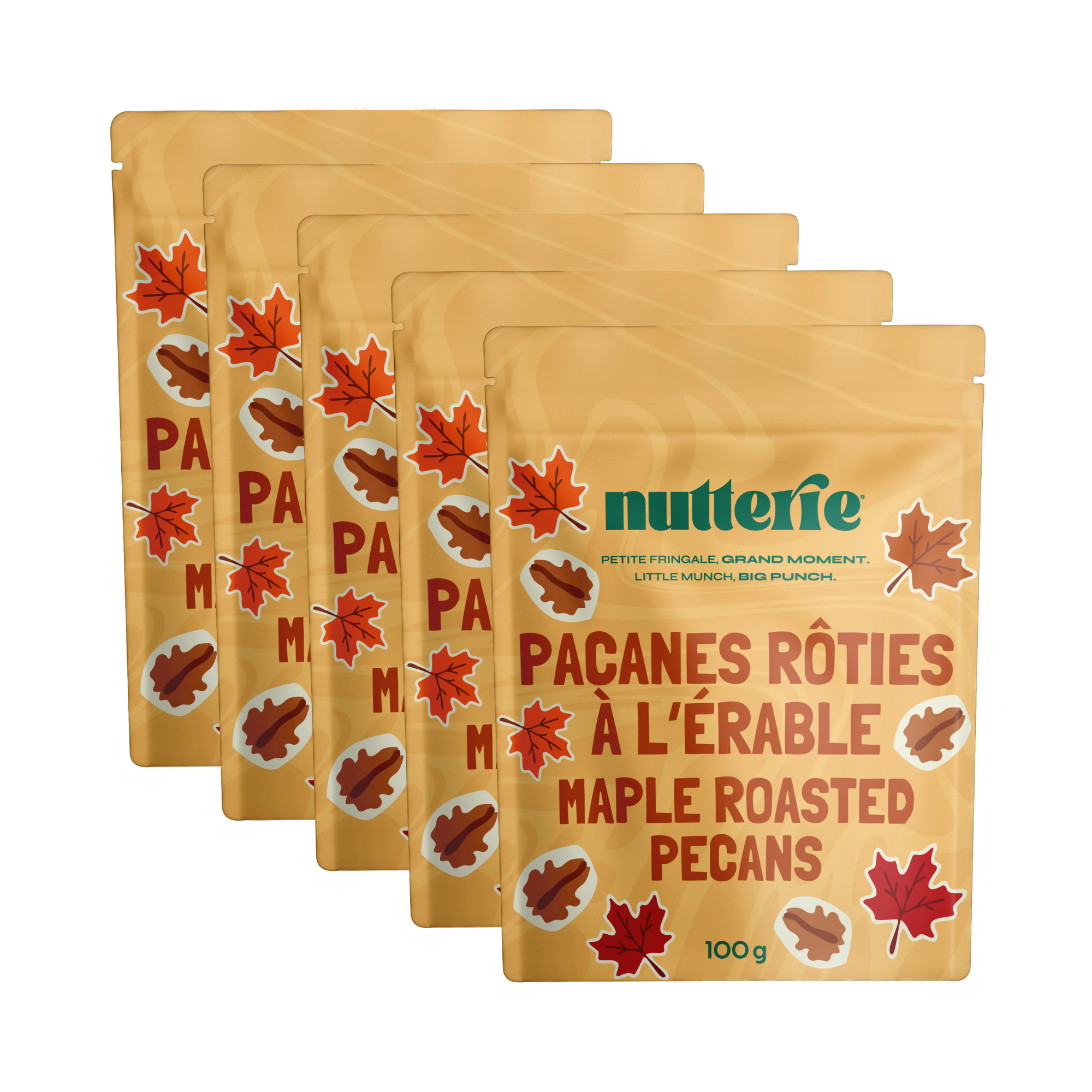 Maple Roasted Pecans (100g) X 5