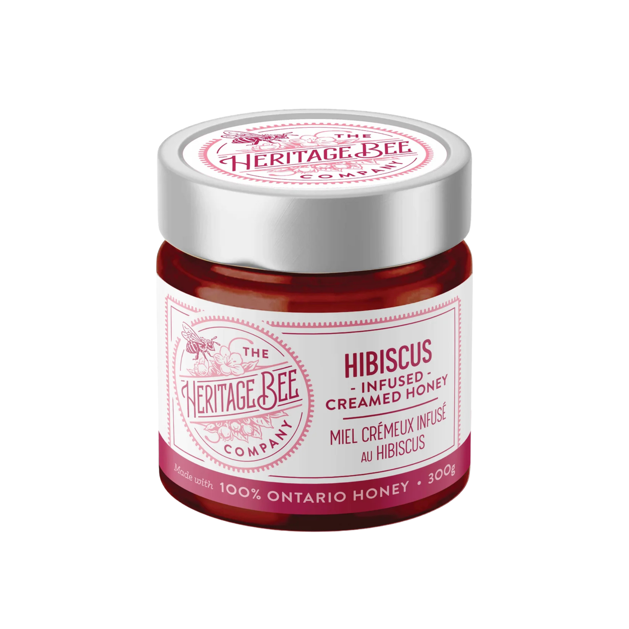 Hibiscus Creamed Honey