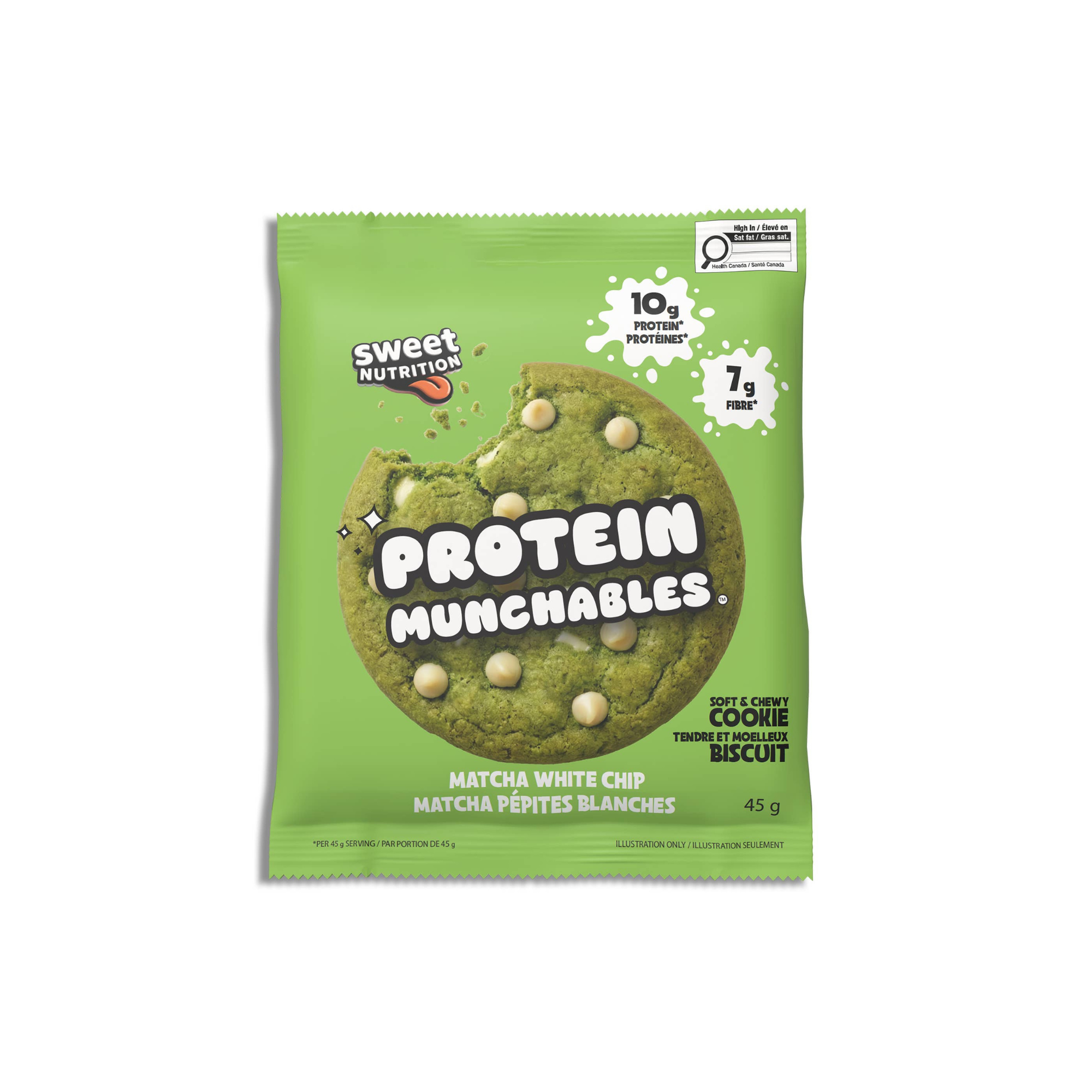 Biscuit Matcha Pépites Blanches