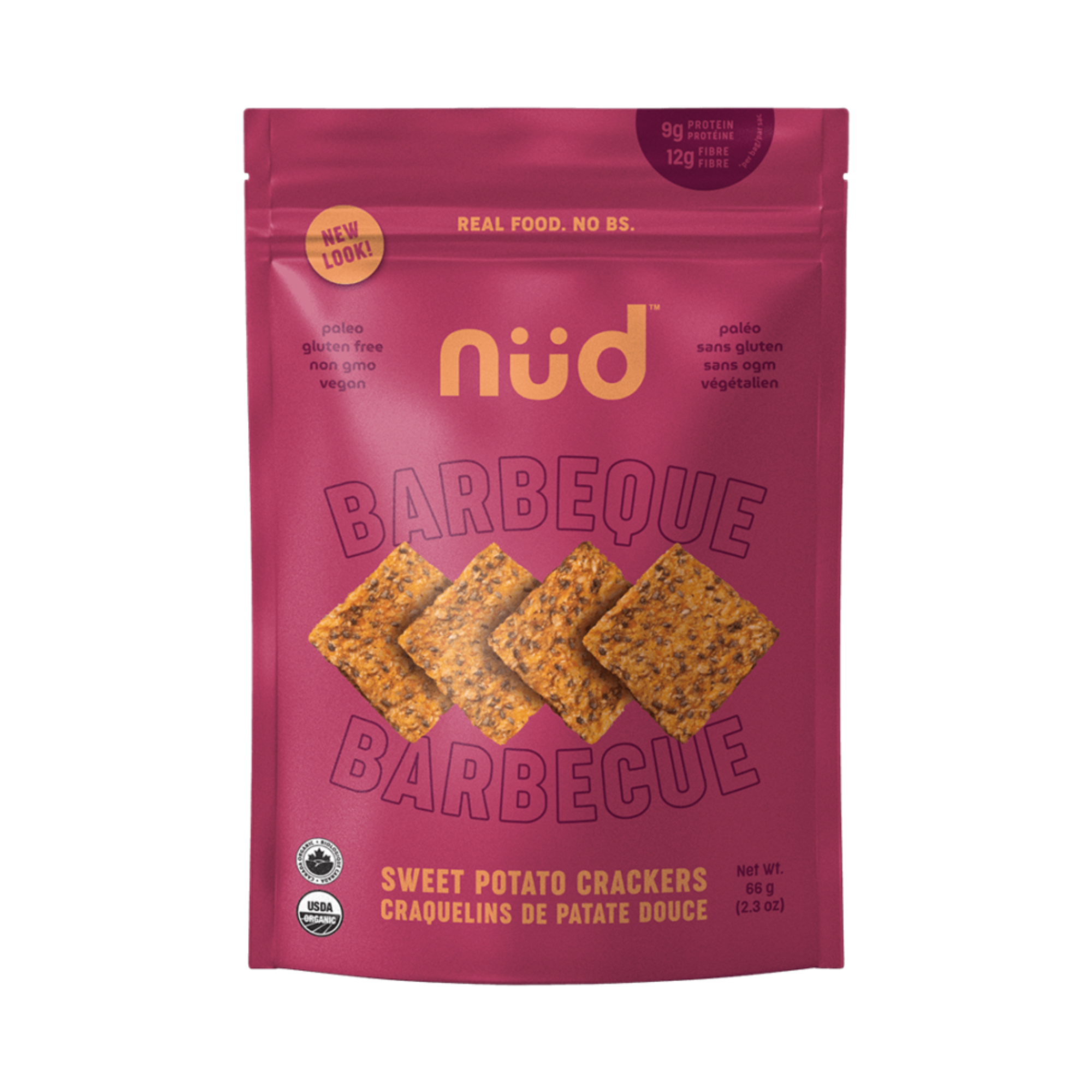 Craquelins de patate douce BBQ