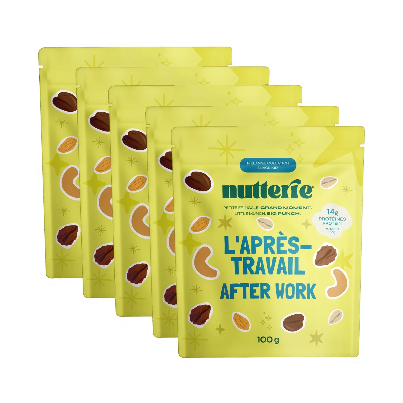 After Work Mix (100g) X 5 by Nutterie