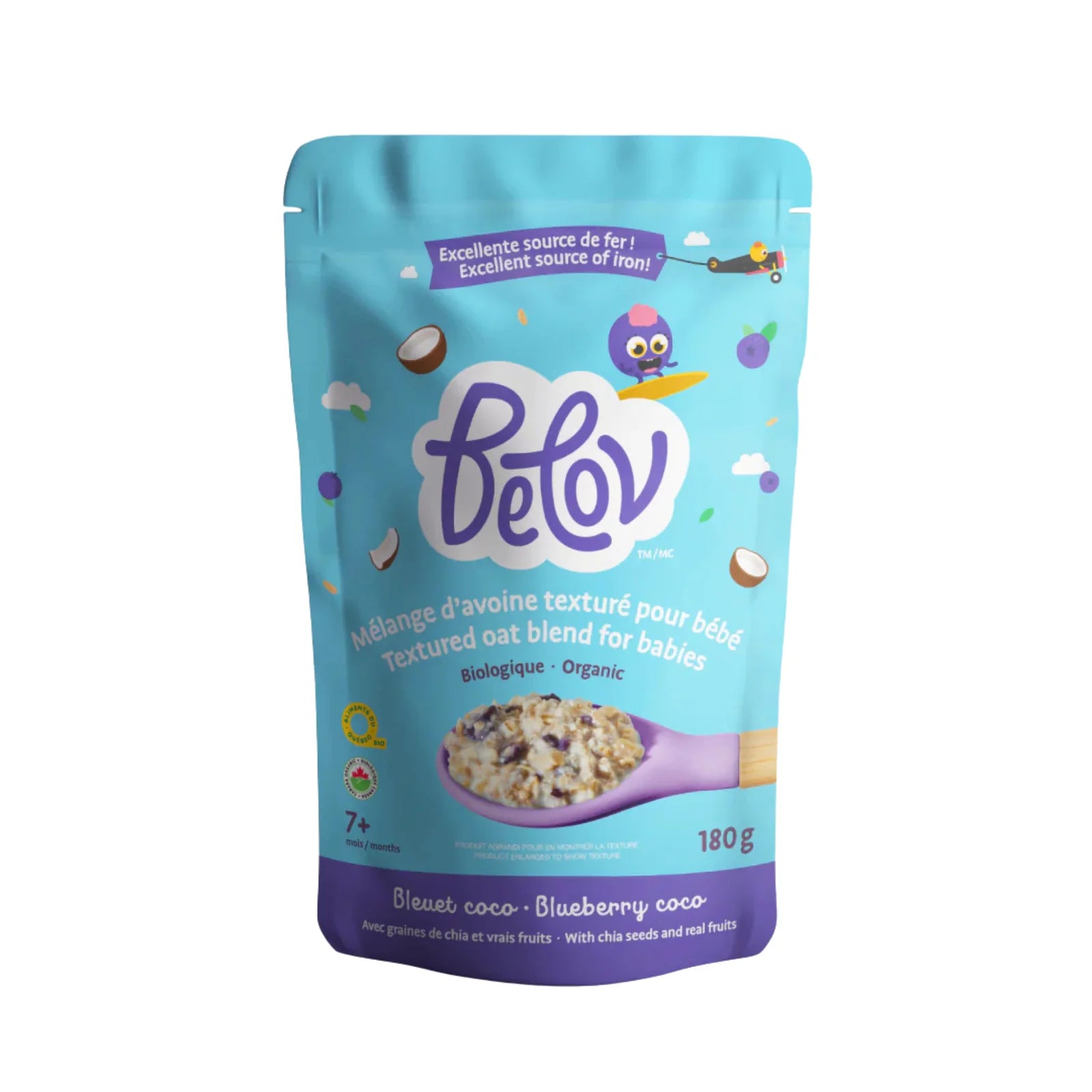 Blueberry Oats Blend (Organic) by Nutterie
