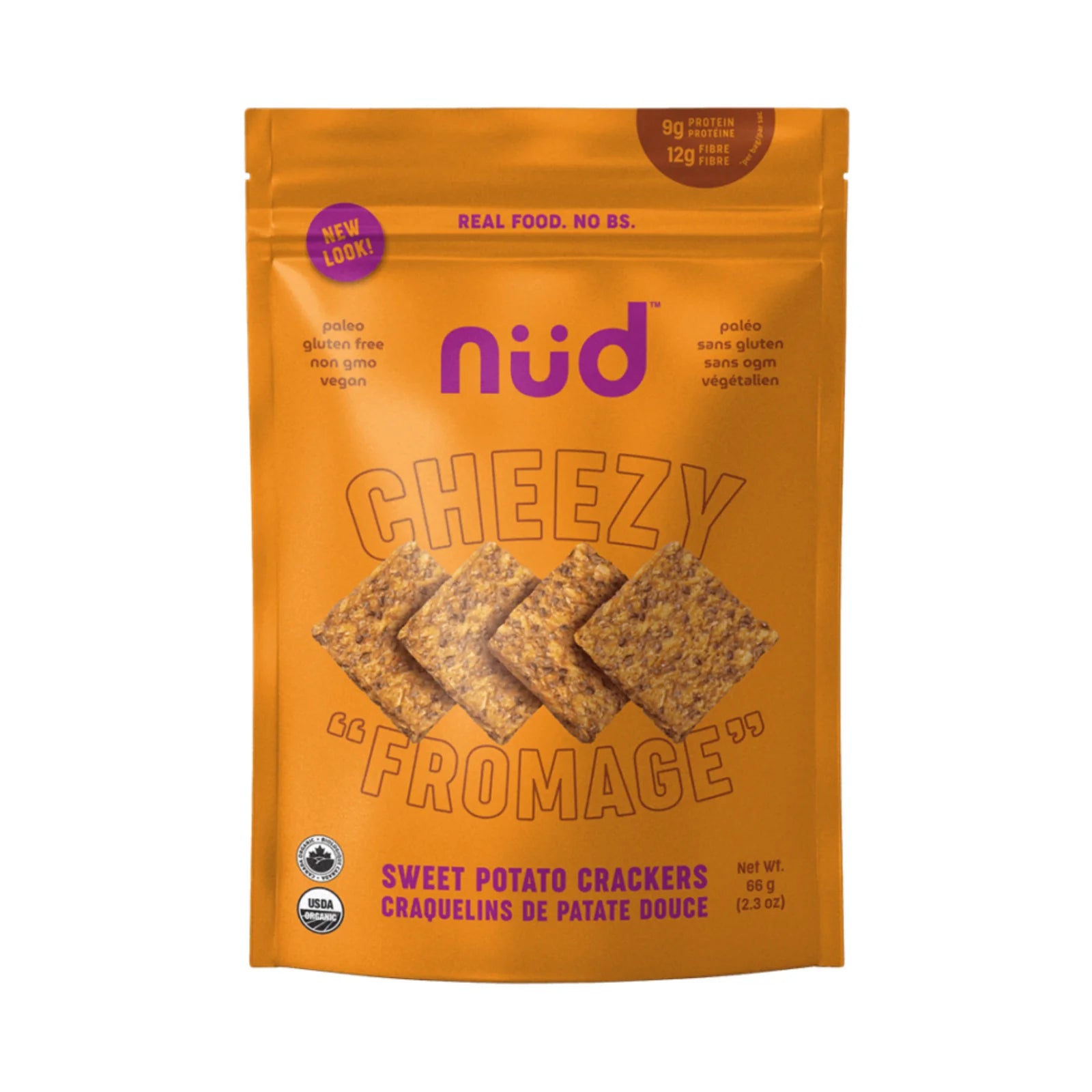 Cheezy Sweet Potato Crackers by Nutterie