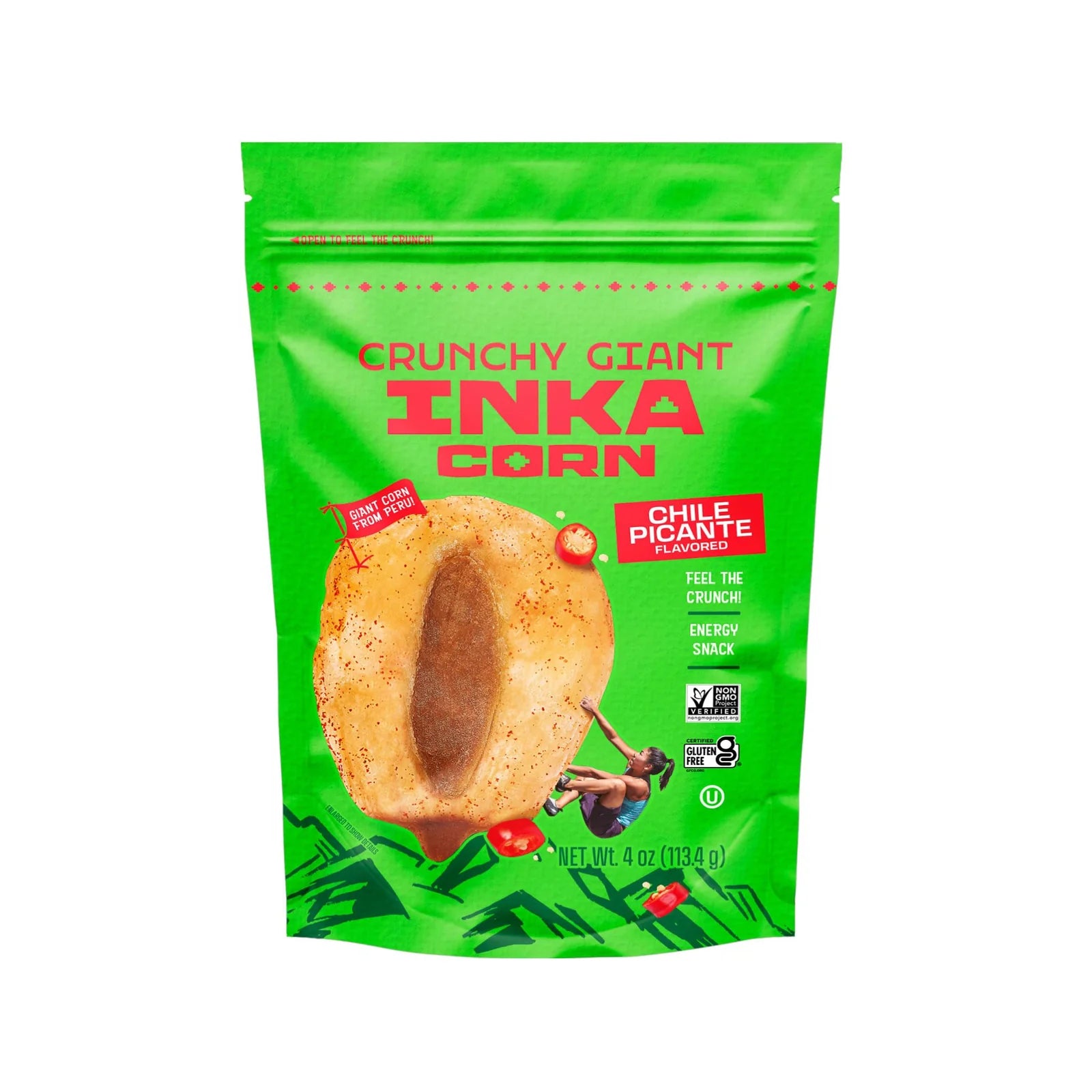 Crunchy Giant Inka Corn Chile Picante by Nutterie