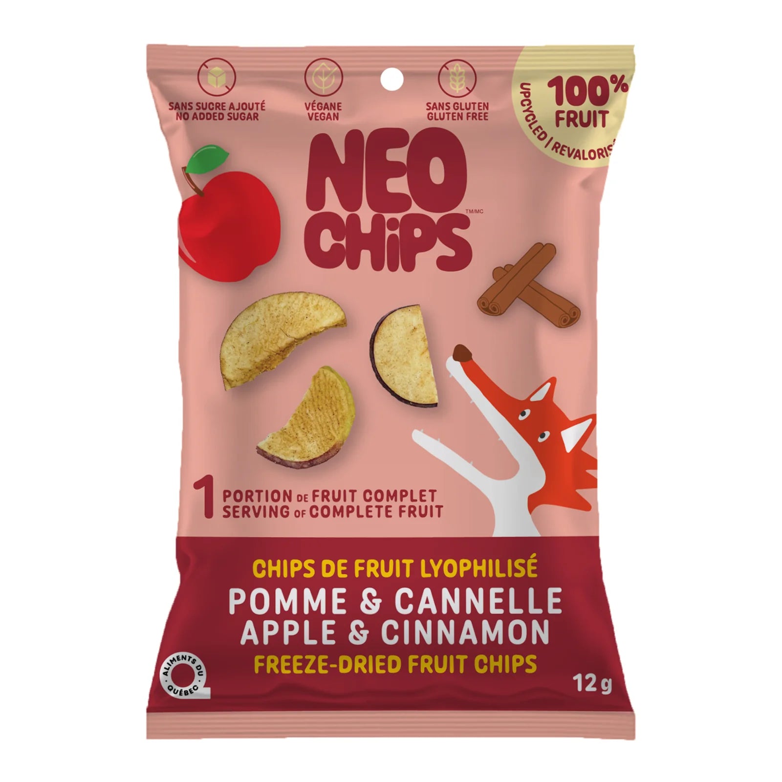 Freeze-Dried Apple & Cinnamon Chips
