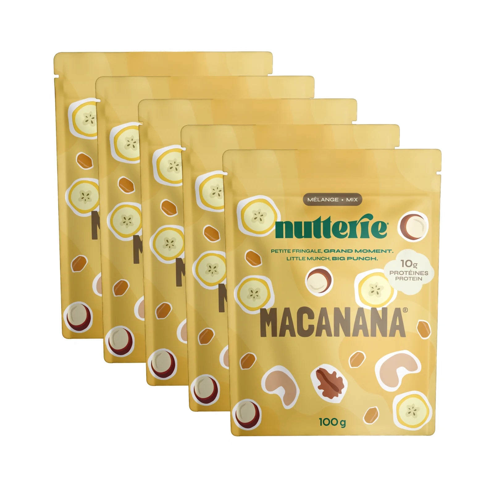 Macanana Mix (100g) X 5 by Nutterie