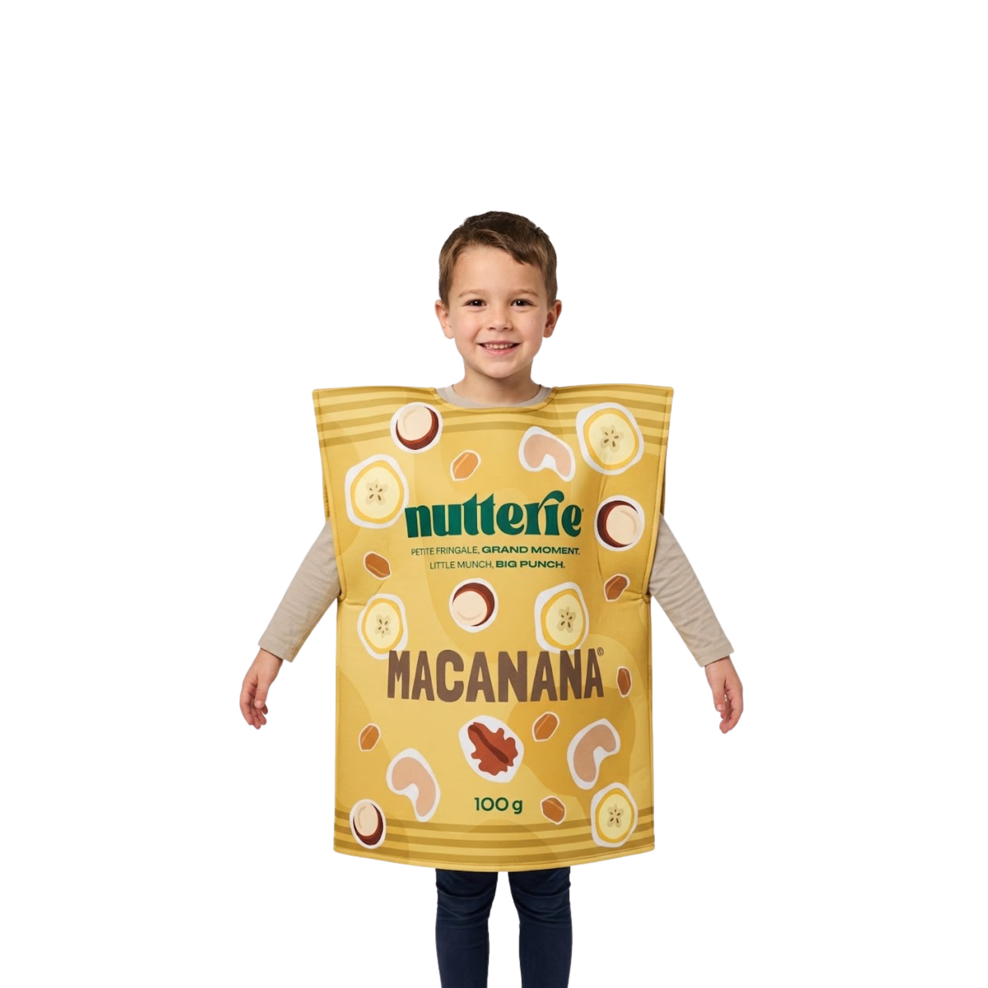 Macanana Costume d'Halloween Enfants (Taille unique)