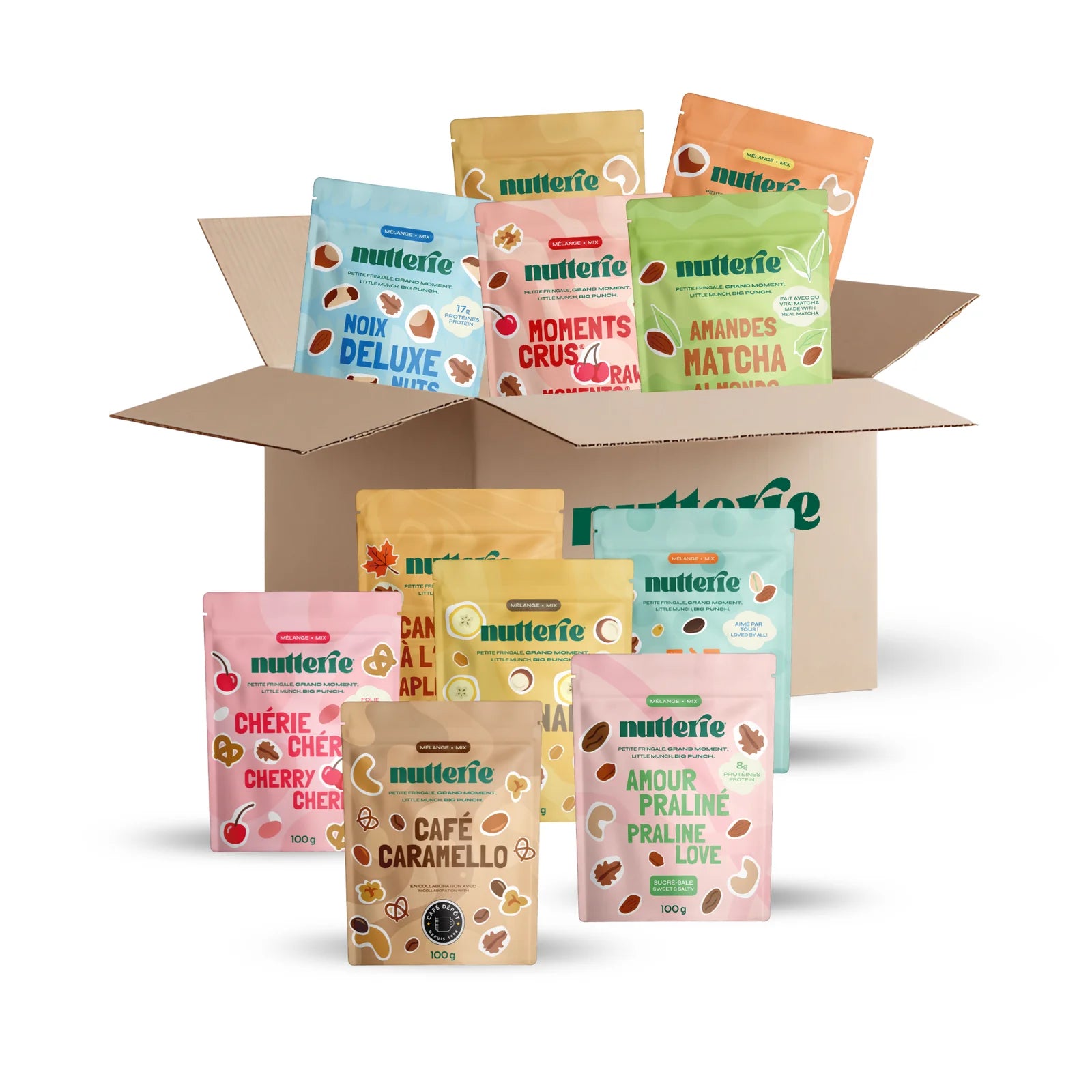 MINIS Discovery Box (100g) X 11 by Nutterie