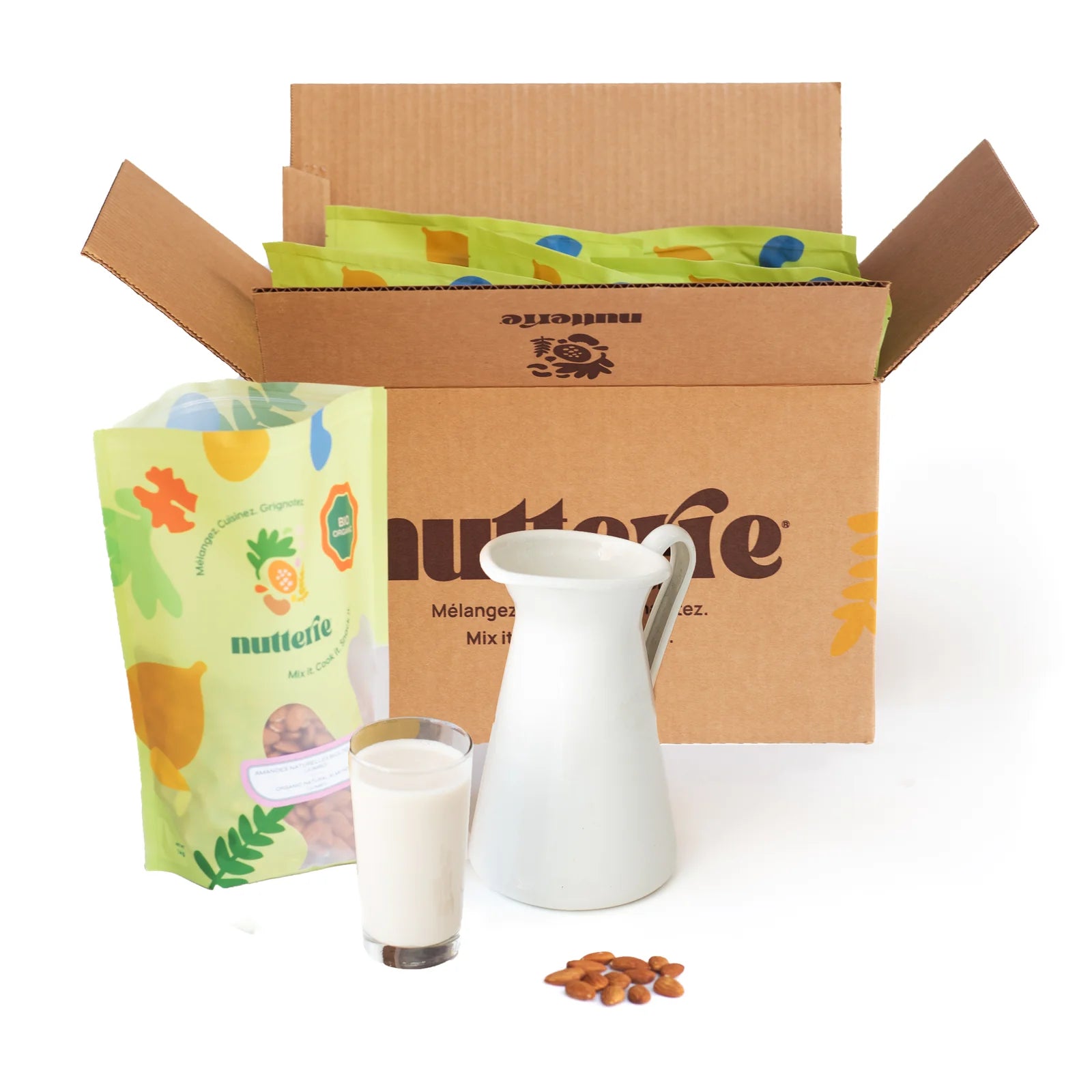 Organic Almond Milk Box by Nutterie