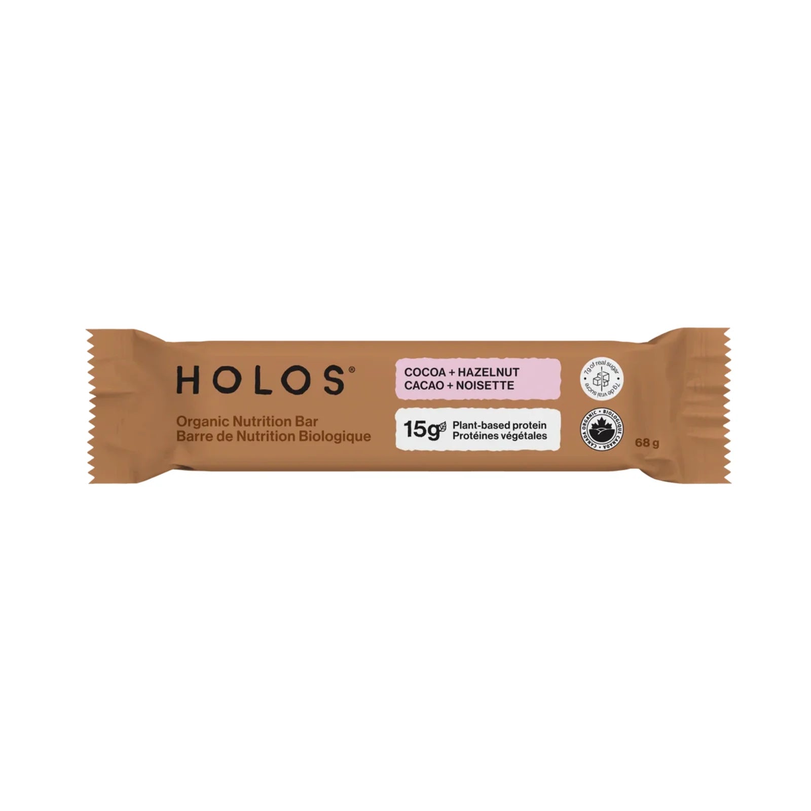 Organic Cocoa & Hazelnut Nutrition Bar by Nutterie