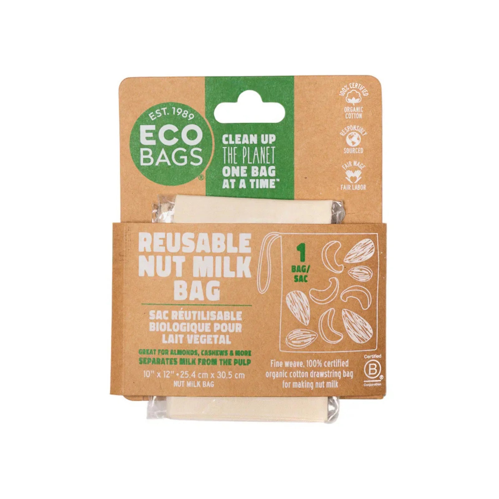 Organic Nut Milk Bag by Nutterie
