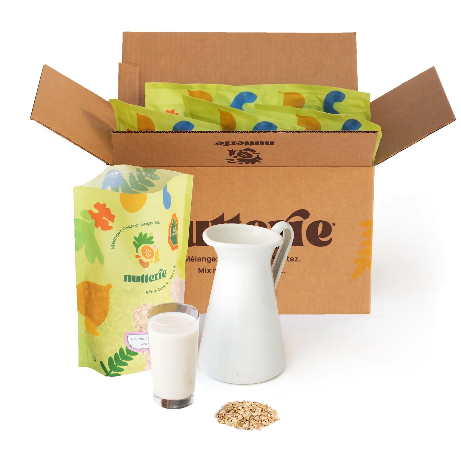 Organic Oat Milk Box by Nutterie