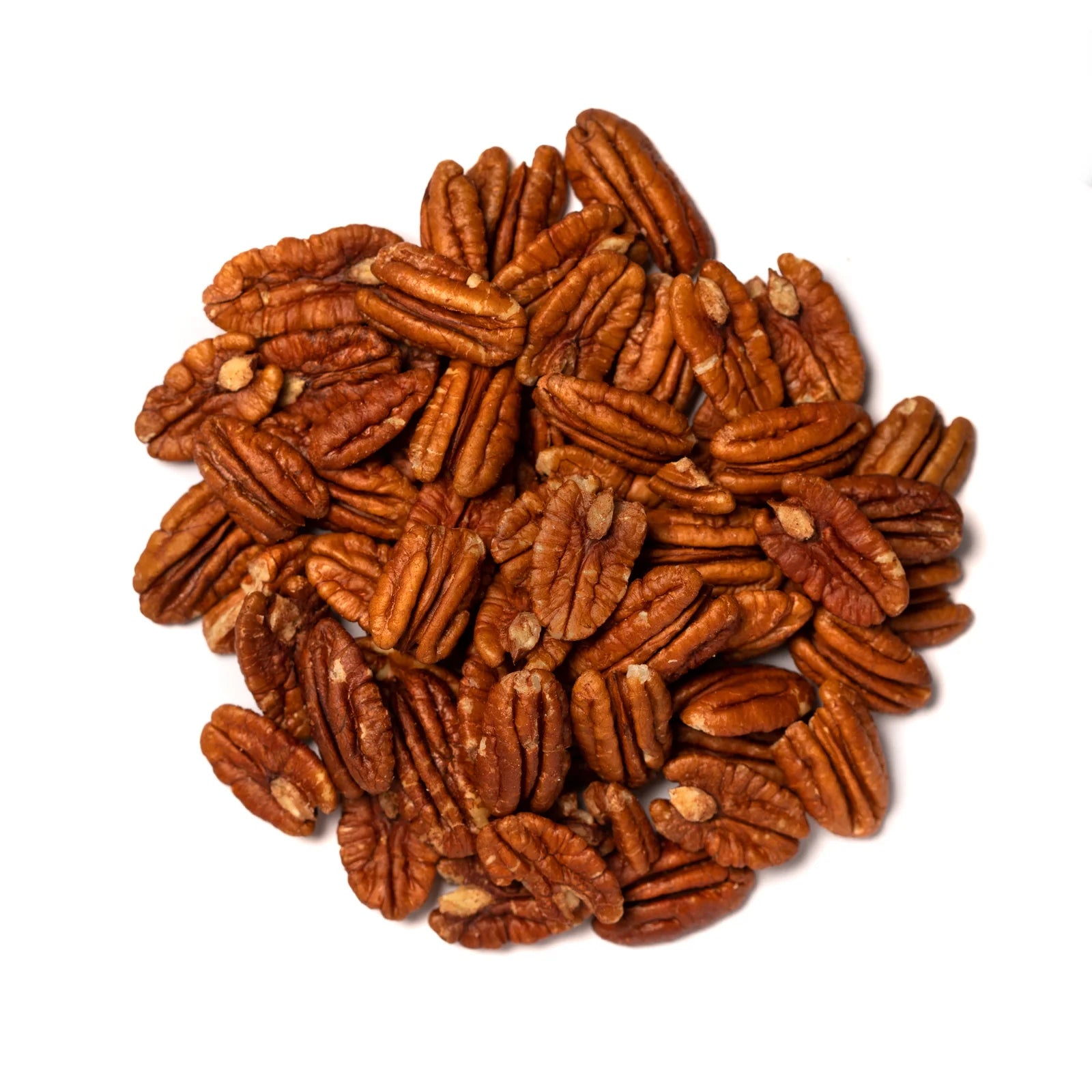 Organic raw pecan halves by Nutterie