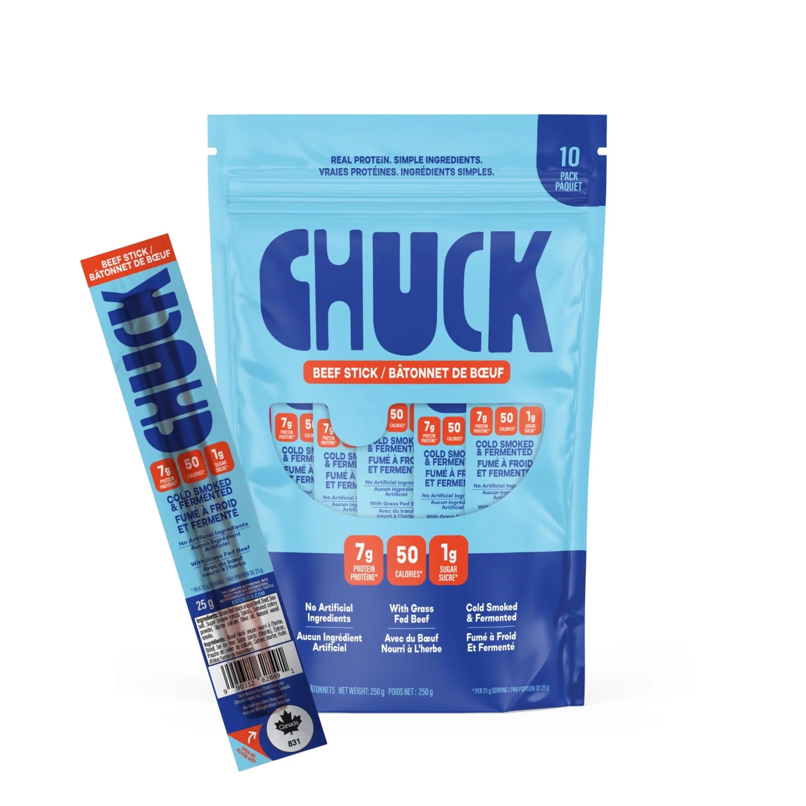 Original Beef Sticks (10 pack) by Nutterie