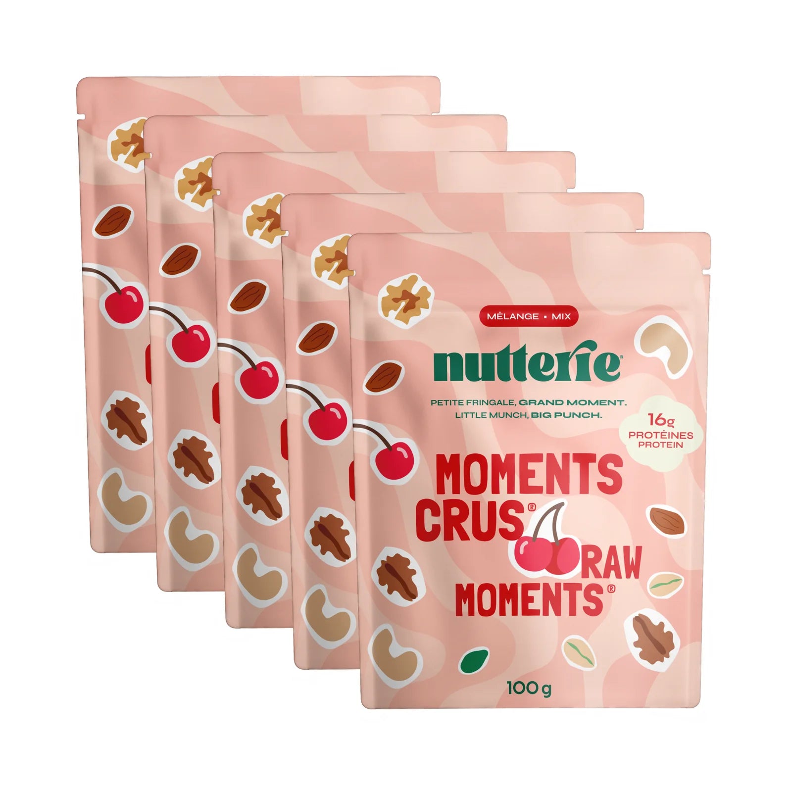 Raw Moments Mix (100g) X 5 by Nutterie