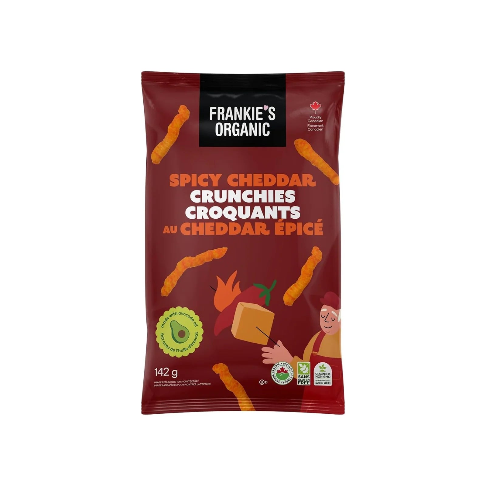 Spicy Cheddar Crunchies by Nutterie
