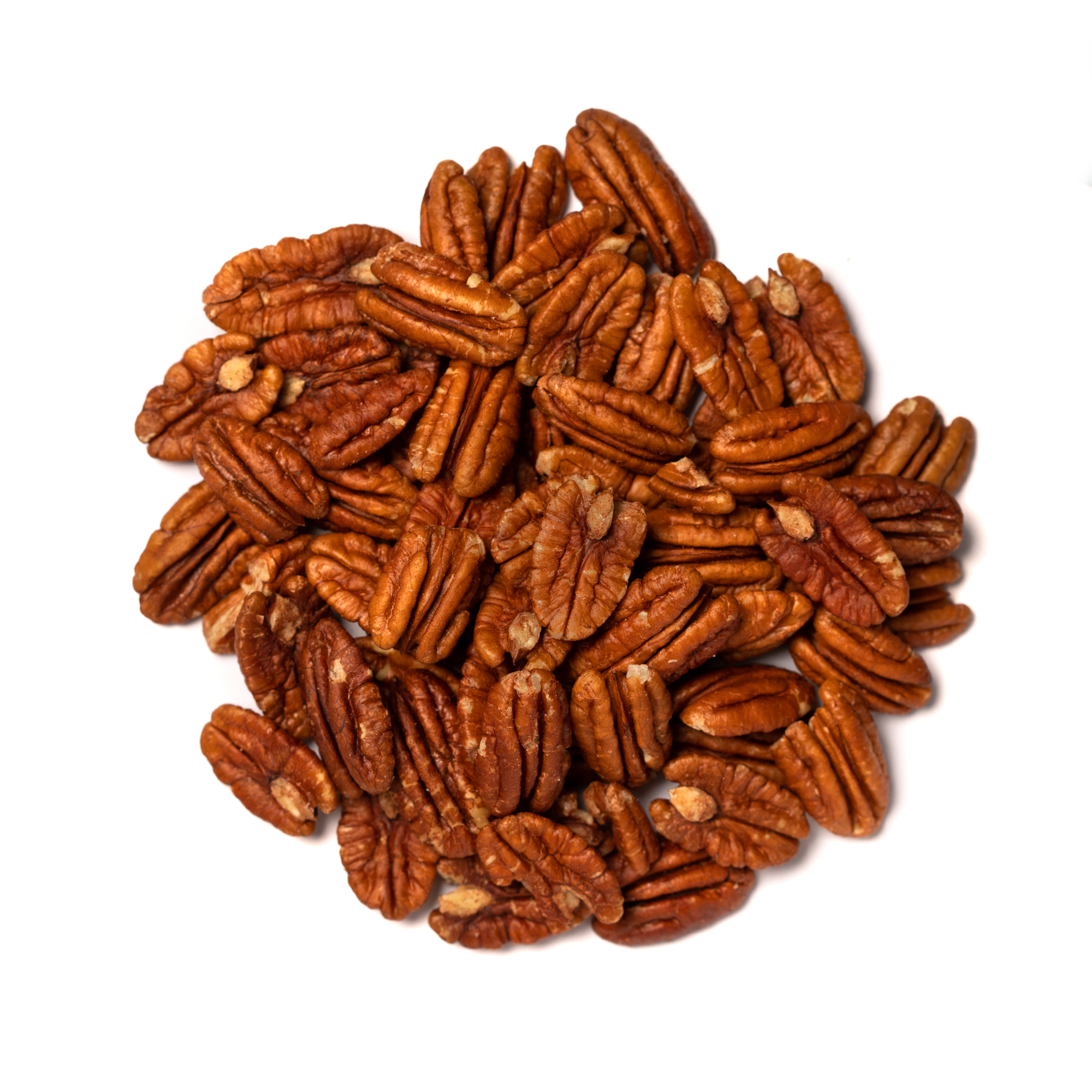 Organic raw pecan halves